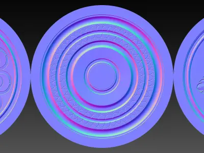 Ceiling Hard Surface for Substance Painter Low-poly 3D model