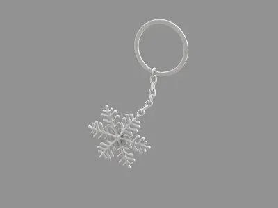 ice-star keychain collection 3D model