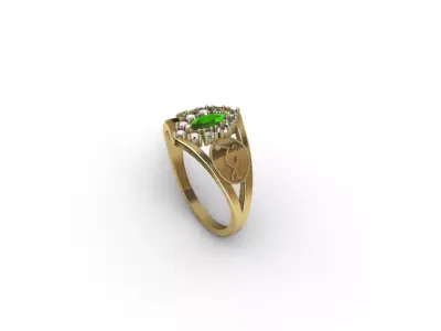 Physical Education Graduation Ring 3D Printing 3D print model