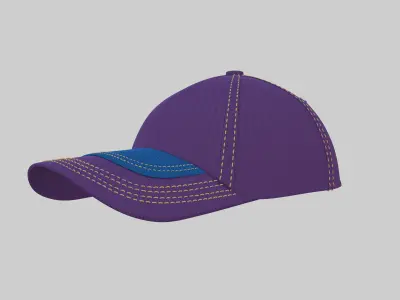 Cap hat sport cap DJ cap 3D model