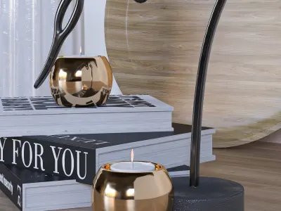 decorative set 46 3D model get