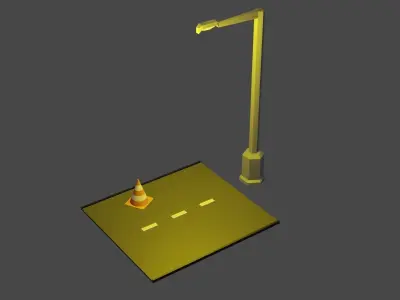 Low Poly Cars Asset Pack for your 3D scenes or games 3D model