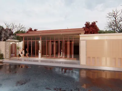 DESAIN KAFE ALA JEPANG 3D model