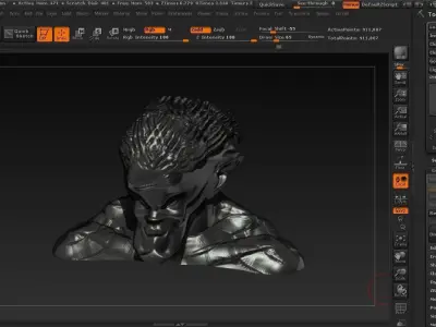 Super Alien Free 3D model