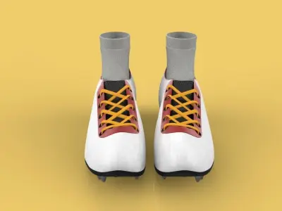 TRAIL RUNNING TRAINER SHOES SNEAKER FOOTBALL SOCCER 3D model