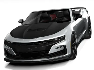 Chevrolet Camaro Convertible SS 1LE 2019 3D model