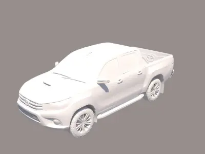 2016Toyota toyota hilux pickup truck 3D model