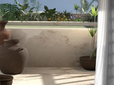 Terracotta pots with cracks  Free 3D model