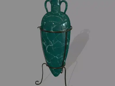 vase 6 greek - greek Low-poly 3D model