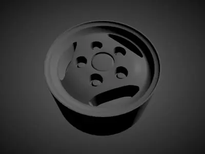 RANGE ROVER CLASSIC 2 scalable and printable rims 3D print model
