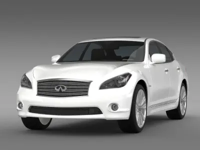 Infiniti Q 70 Hybrid Y51 2014 3D model