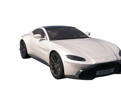 Aston Martin Vantage 2018 max2015 vray 3D model