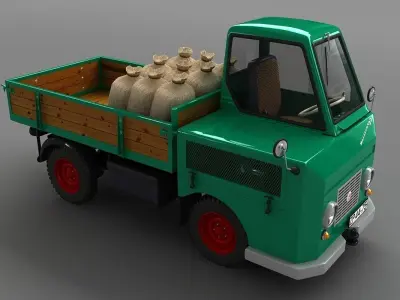 Multicar M22  1964   Kali 3D model
