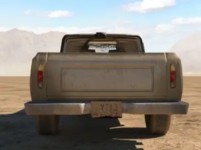 Jeep j20 truck 3D model