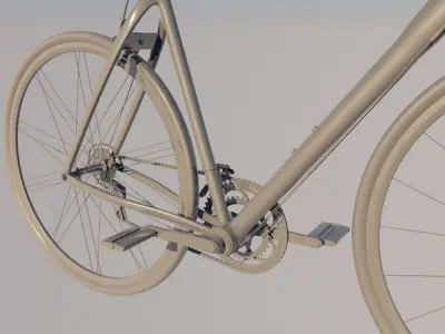 bike-bike bicycle in sky 3D model