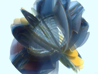 9 Abstract Shapes 3D model