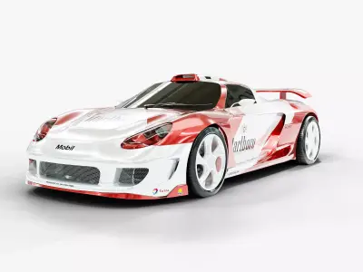 Posche Carrera GT Marlboro 3D model