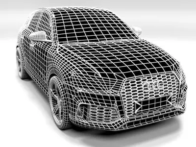 AUDI RSQ3 Low-poly 3D model