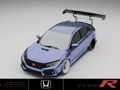 Honda Civic Type R 3D model