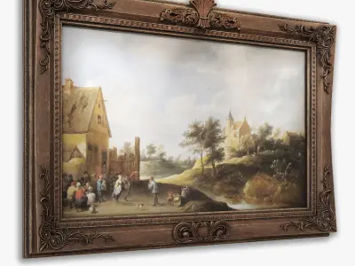 Classic Ornamental Frame 3D model