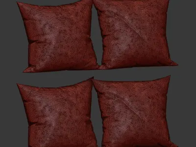 Zarahome Decorative Pillows Set  3D model
