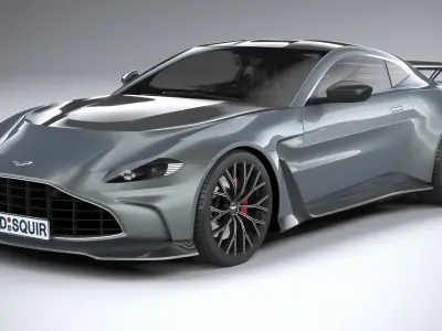 Aston Martin V12 Vantage 2023 3D model