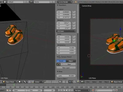 Nike Miami Sneakers  Low-poly 3D model