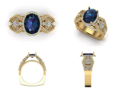 Ring bi127 3D print model