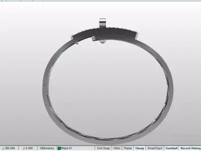 Hermes Bangle 3D print model