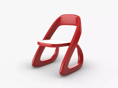 Modern Loop Chair 3D model