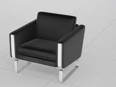 Wegner CH101 UE4 Chair Low-poly 3D model