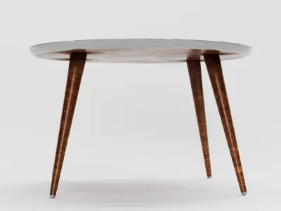 Coffee Table 01 Low-poly 3D model purchase