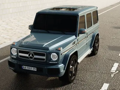 Mercedes-Benz G-Class W463 G65 FOR SUBDIV Low-poly 3D model