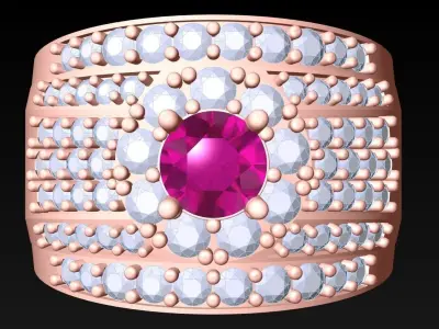 Diamond Rings  - N5460 3D print model