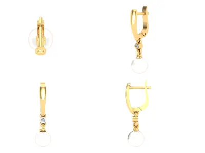 Earrings 46 3D print model