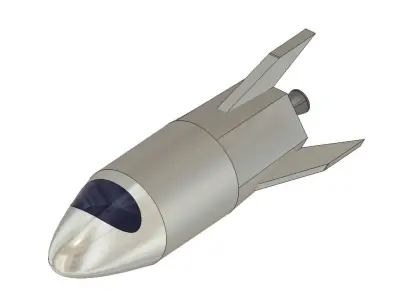 Rocket concept 3D model