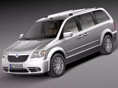 Lancia Voyager 2012 3D model