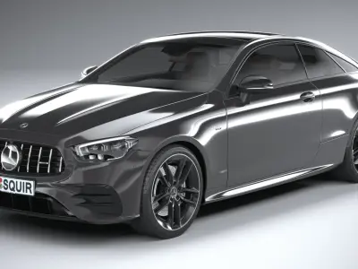 Mercedes E53 Coupe AMG 2021 3D model