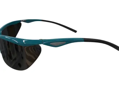 Classic Ray Ban Sun Glasses 3D Model VR Low-poly 3D model