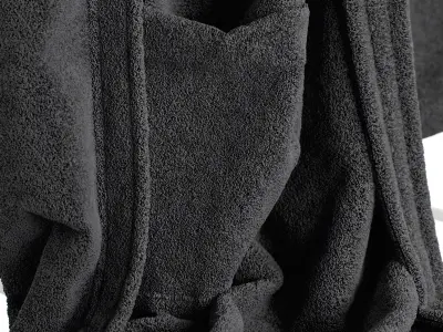 Bathrobe Hanging Set 07 3D model