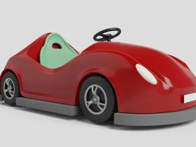 riding toy car  3D model