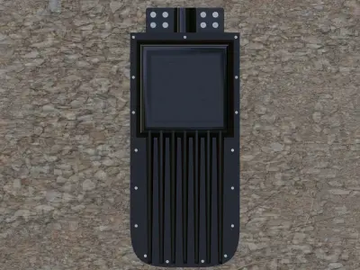 Pole Lamp 100W 3D model