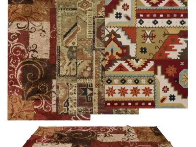 Rugs No 523 Low-poly 3D model