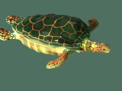 turtle 3D model