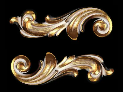 Classic carved 060 3D model