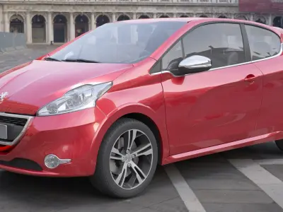 Peugeot 208 GTI 3D model