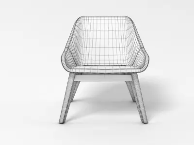 Zeitraum Morph Lounge Chair 3D model