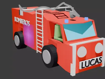 CAMION DE BOMBEROS Free 3D model