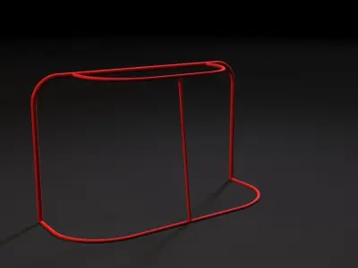 Hockey gates 3D model