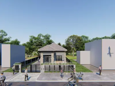 Small Villa Design 3D model